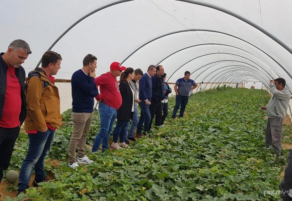 Nueva visita de agricultores a la fábrica de Politiv y a la nueva GreenNets en Israel