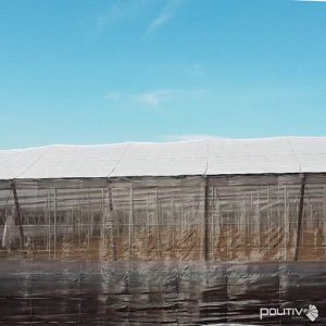 ¿Qué tipo de malla se recomienda para una buena ventilación de un invernadero?