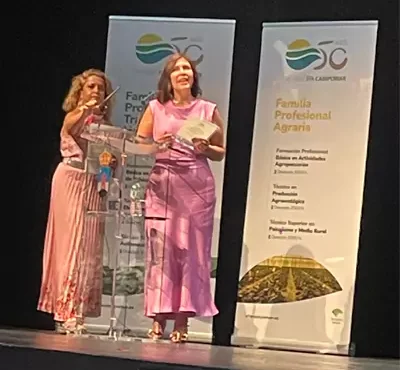 Premio a Politiv Europa de Escuela EFA Campomar como reconocimiento a nuestra colaboración en su labor formativa